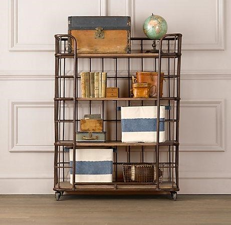 The many different types of shelving available.