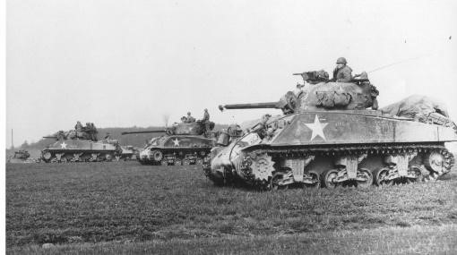 Rolling with the Sherman Tanks