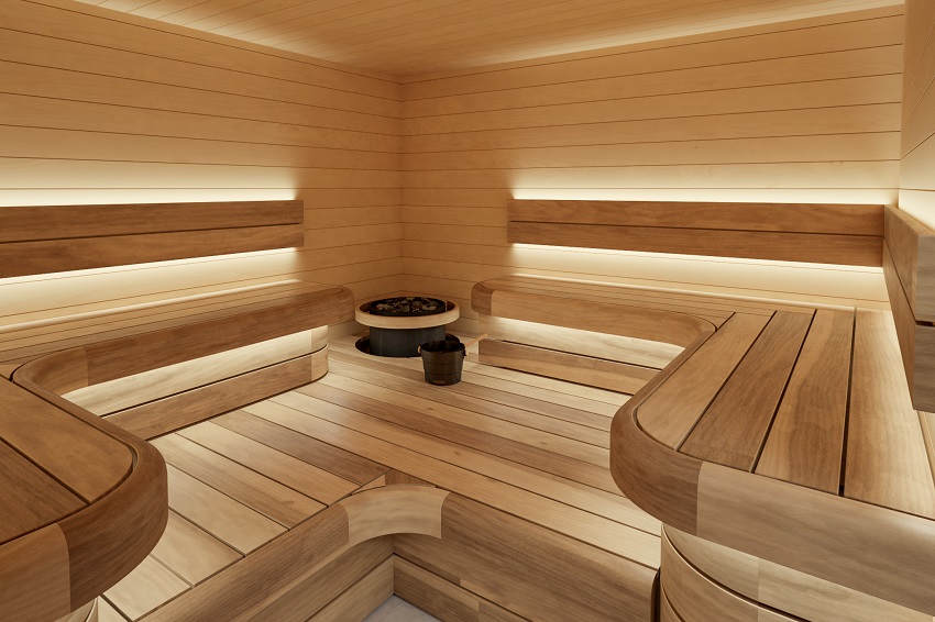 Caring for a wooden sauna