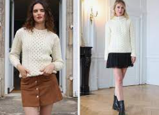 What to wear with a womens aran sweater