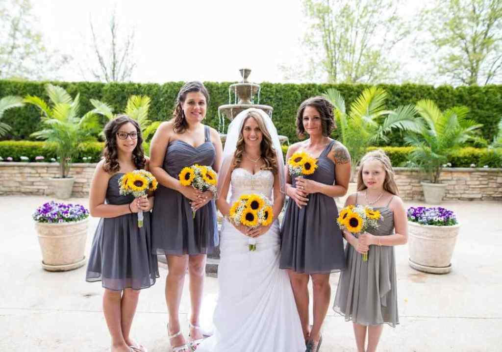 What is the age difference between a flower girl and a junior bridesmaid