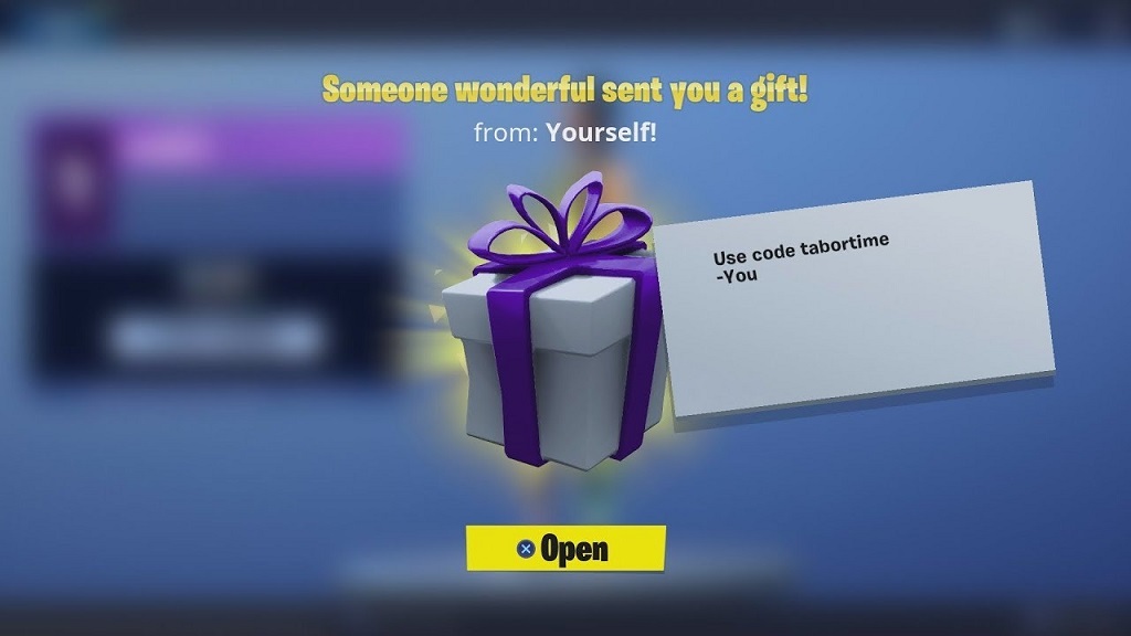 How do I gift rewards on Fortnite