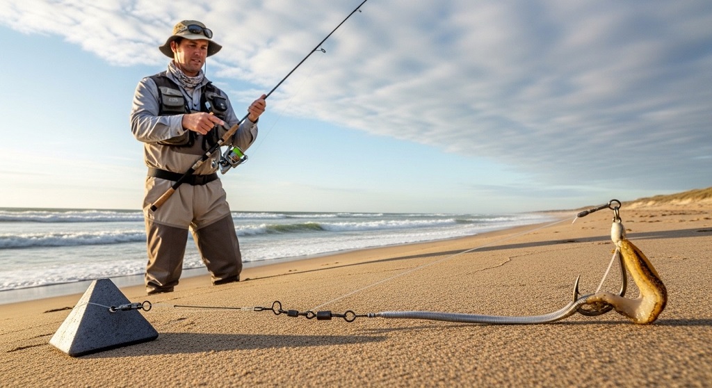 How to Use Surf Fishing Rigs for Striped Bass from the Beach