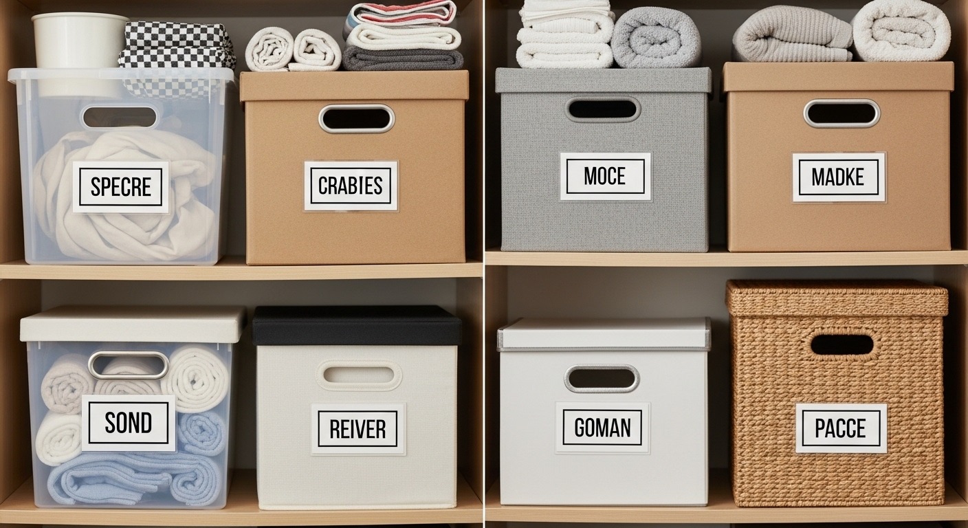 Home inventory spreadsheet for labeled storage boxes