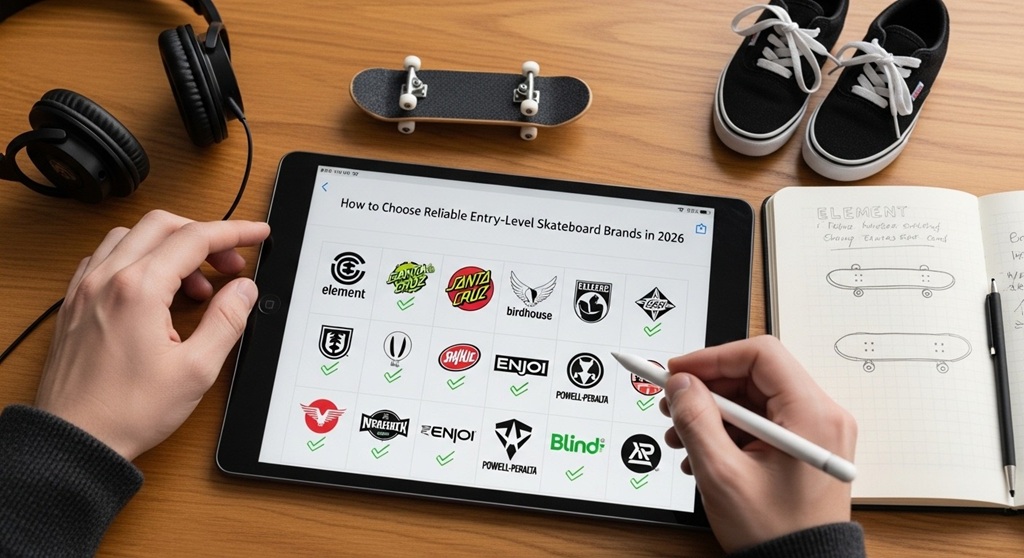 Comparison of entry-level skateboard components for new riders