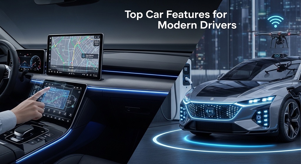 How to find top car features for modern drivers. Explore must-have tech like adaptive cruise control, wireless connectivity, and advanced safety for your next ride.