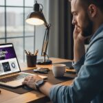 Man exploring new trending gadgets on a laptop