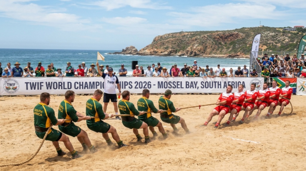 TWIF Tug-of-War World Championships 2026 teams competing in Mossel Bay South Africa