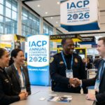 Law enforcement professionals networking at the IACP Annual Conference and Exposition 2026 in Orlando, Florida